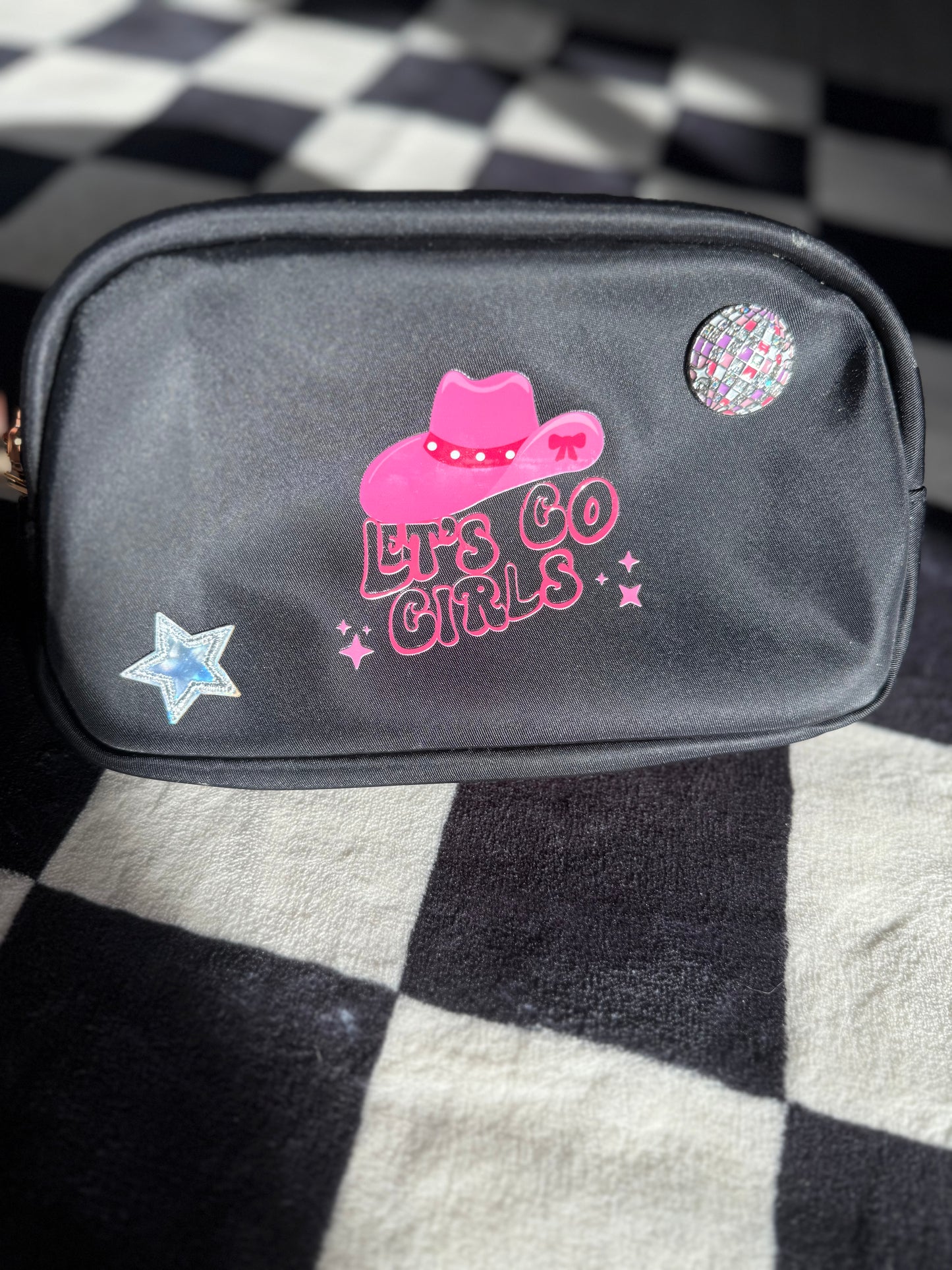 Let’s go girls makeup bag!
