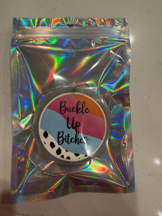 Buckle Up Car Freshie!