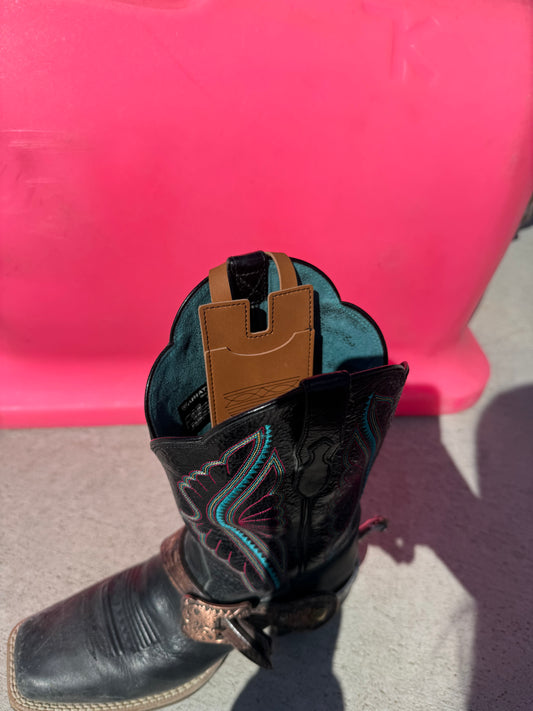 Card holder for boots!