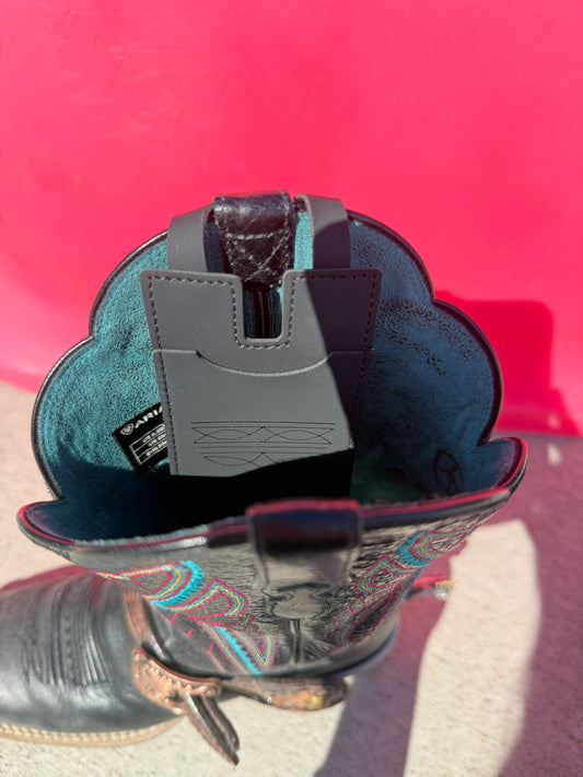 Card holder for boots!