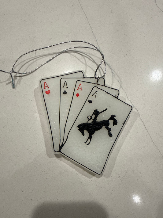 Playing Cards Car Freshie