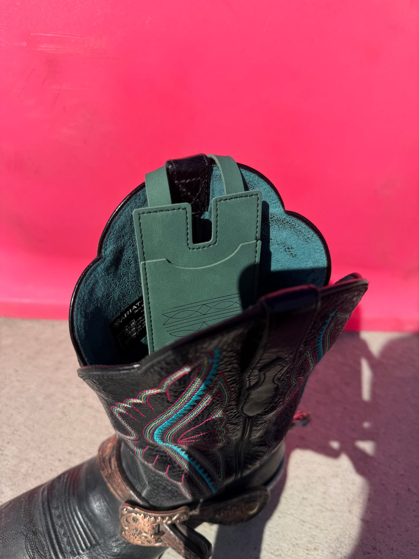 Card Holder for Boots