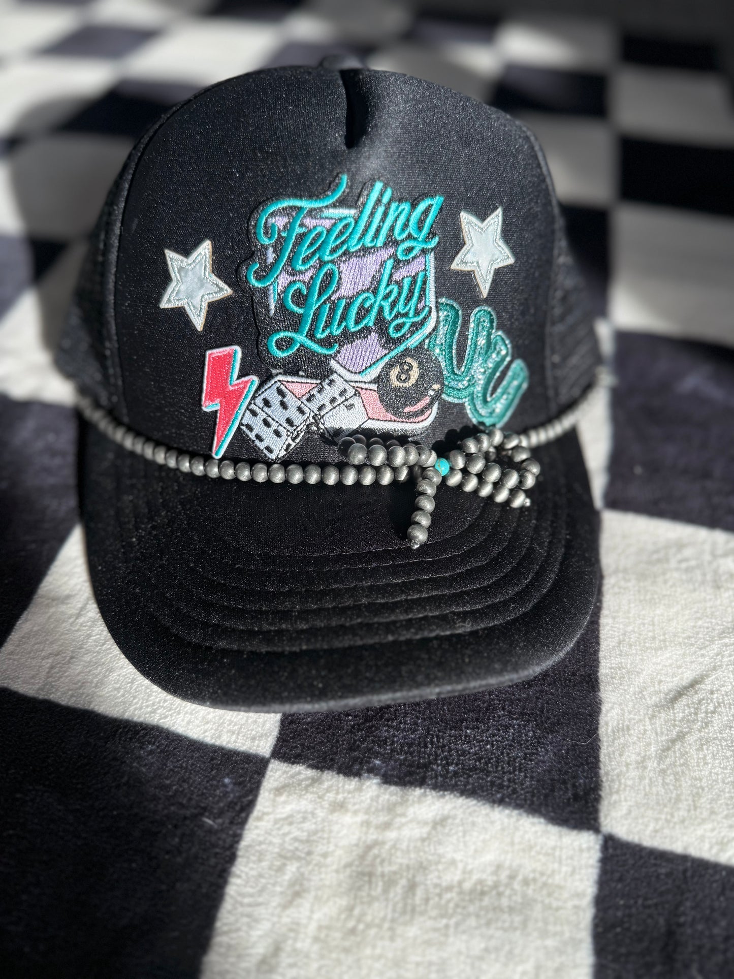 Feeling lucky trucker hat!