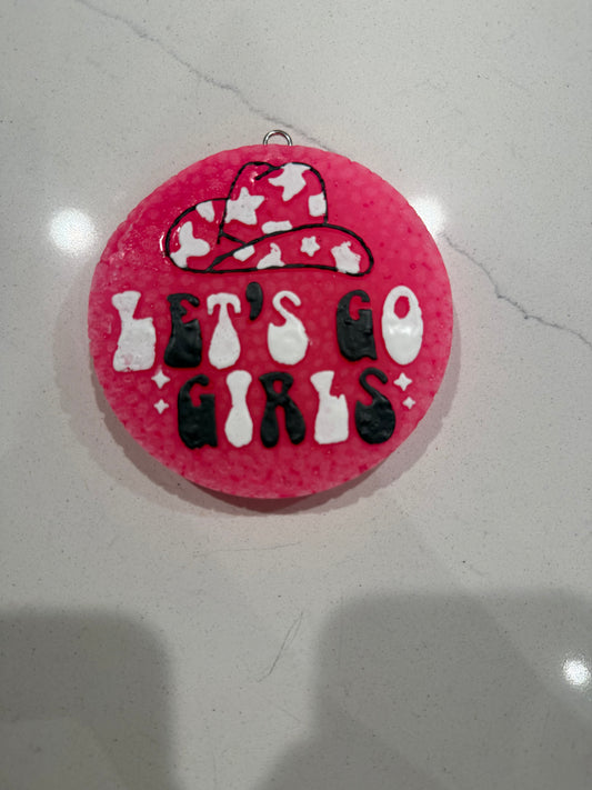 Let’s go girls car freshie!