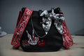 Rock 'n' Roll Rebel Skeleton Crossbody Bag